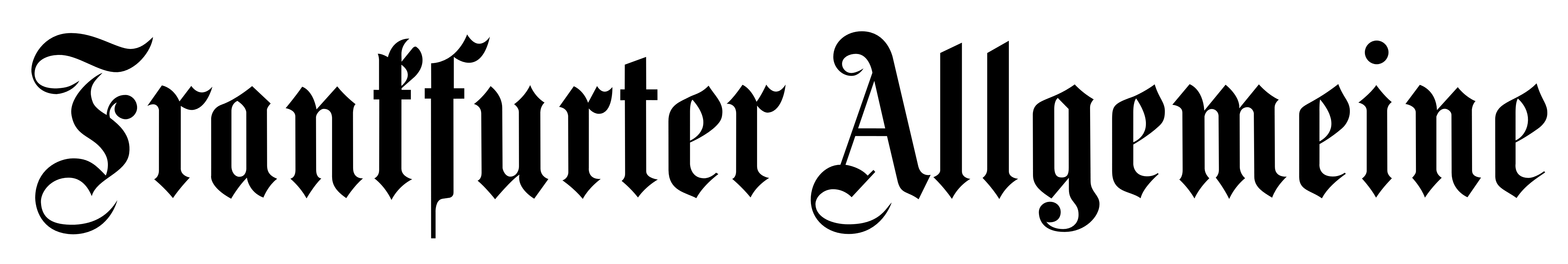 Frankfurter allgemeine logo wordmark